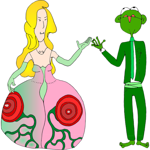 Grenouille et princesse